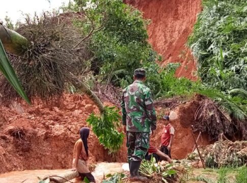 Ketpot : Kejadian longsor di wilayah Kecamatan Rajadesa Ciamis