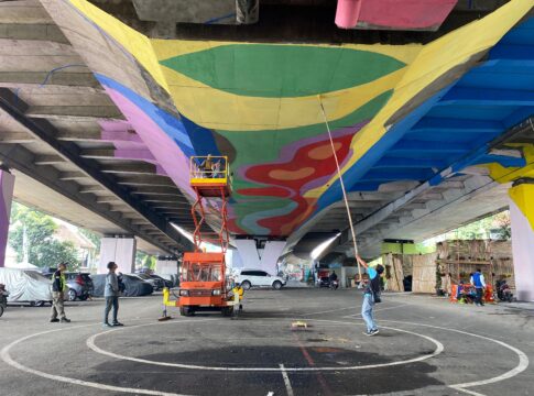 mural jembatan pasupati