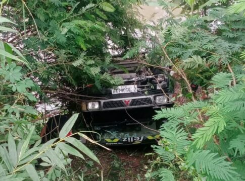 Ketpot: Mobil yang mengalami kecelakaan di alinayin Ciamis