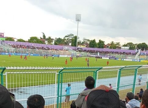 Ketpot: PSGC saat berlaga melawan Tornado FC di Stadion Galuh Ciamis