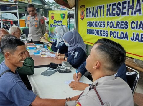 Ketpot: Kegiatan bakti sosial yang digelar Polres Ciamis bertempat di Pasar Manis Ciamis