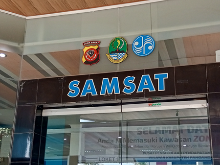 Poto: Kantor Samsat Pangandaran