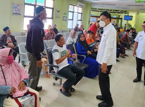 Bupati Ciamis Herdiat Sunarya melakukan inspeksi mendadak (sidak) ke Rumah Sakit Umum Daerah (RSUD) Kawali