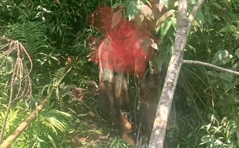 Ketpot: Korban gandir saat ditemukan di dalam kebun