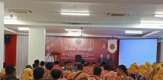 Foto: Suasana Halal Bihalal PPNI Pangandaran