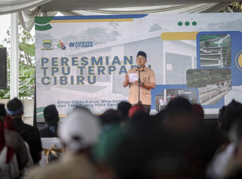 Wali Kota Bandung, Muhammad Farhan meresmikan Taman Pemakaman Umum (TPU) Terpadu Cibiru Kamis, (22/5/2025). -Ist-