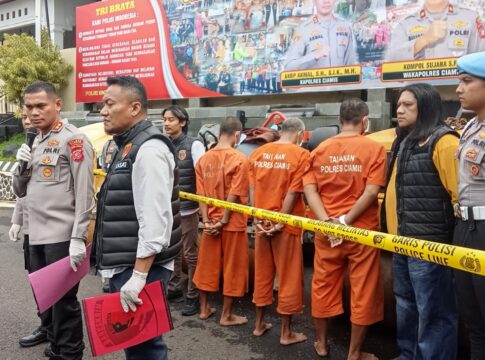 Ketpot: Pelaku pencurian alat berat yang berhasil diamankan jajaran Kepolisian Polres Ciamis
