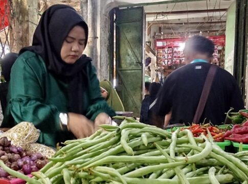 harga buncis pasar manis ciamis fokusjabar.id