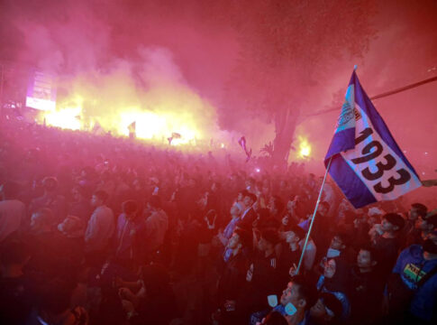 Euforia Bobotoh Saat Menyambut Persib Back to Back Champion -Ist-