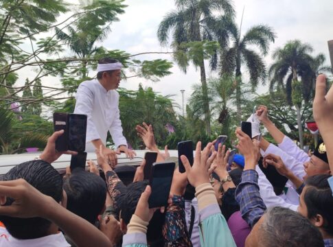 Gubernur Jawa Barat, Kang Dedi Mulyadi (KDM) disambut antusias warga Tatar Galuh Ciamis