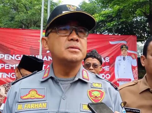 Wali Kota Bandung Muhammad Farhan di Taman Cicendo Kota Bandung Senin (2/6/2025)