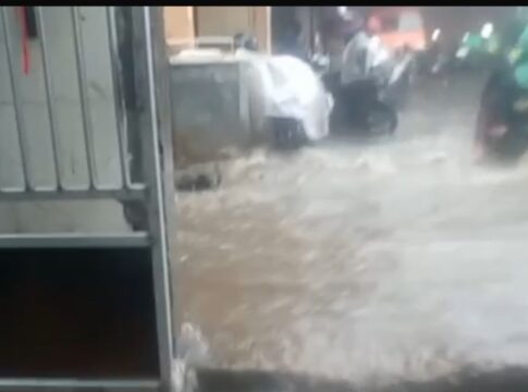 pasar wanaraja banjir fokusjabar.id