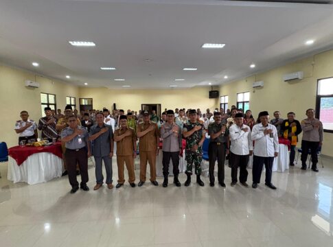 Caption: Polres Banjar Gelar Doa Bersama Lintas Agama dalam rangka Hari Bhayangkara ke-79
