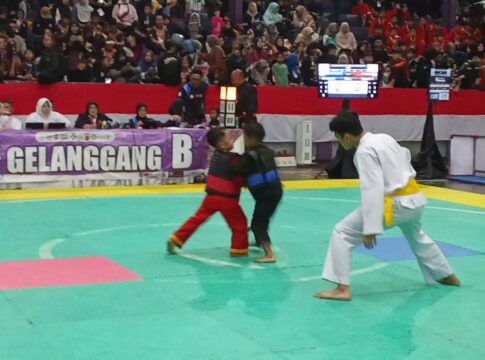Ketpot: Atlet Pencak Silat saat mengikuti kejuaraan Galuh Pakuan Series 2025 yang digelar di GGT Kabupaten Ciamis