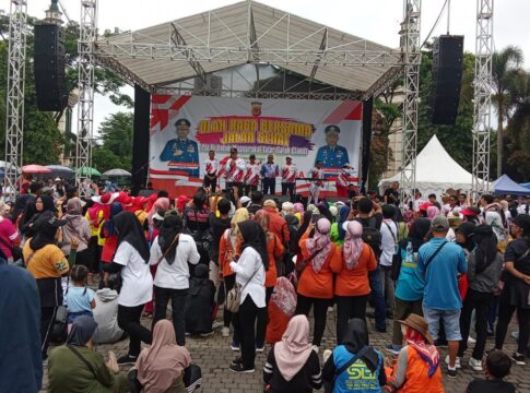 Ketpot: Ribuan massa di peserta jalan sehat HUT Bhayangkara ke 79