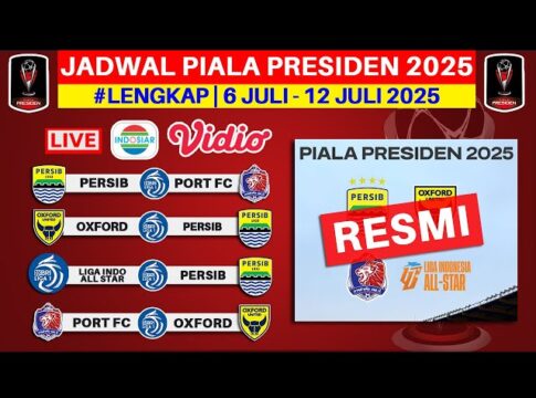 Gabung di Grup B, Ini Jadwal Persib di Piala Presiden 2025, (foto web)