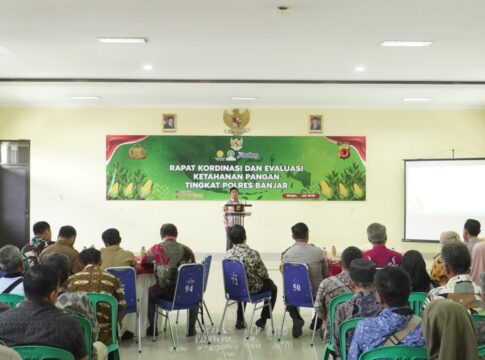 Caption: Polres Banjar Gelar Rapat Koordinasi dan Evaluasi Terkait Ketahanan Pangan di Kota Banjar