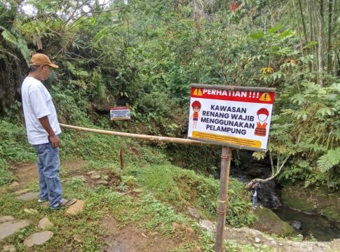 Ketpot : Lokasi wisata Curug Panganten yang berada di wilayah Desa Tanjungsari sudah mulai di buka kembali untuk dikunjungi wisatawan
