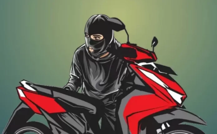Ilustrasi Pencuri Motor
