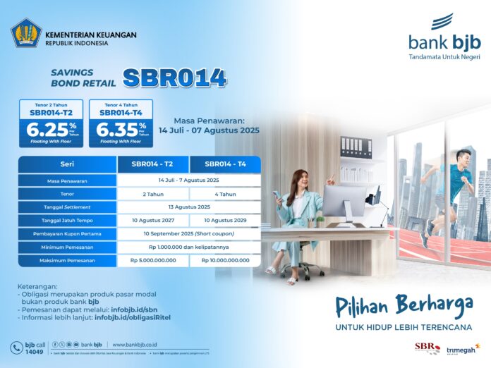 SBR014 Resmi Ditawarkan, bank bjb Fasilitasi Investasi Aman dan Terjangkau