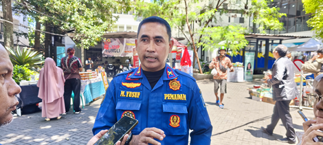 Kepala Bidang Pemadaman dan Penyelamatan DPMKP Kota Bandung, M Yusuf