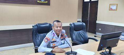 Kepala Dishub Kota Bandung, Rasdian Setiadi di Kantor Dishub Jalan Rancabolang Kec.Gedebage Kota Bandung Rabu (27/8/2025)