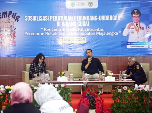 Pemkab Majalengka Ajak Jurnalis Edukasi Publik tentang Bahaya Rokok Ilegal