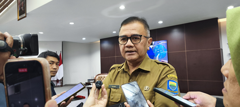 Kepala Dinas Perdagangan dan Perindustrian (Disdagin) Kota Bandung, Ronny Ahmad Nurudin di Balai Kota Japan Wastukencana Kota Bandung Selasa (26/8/2025)