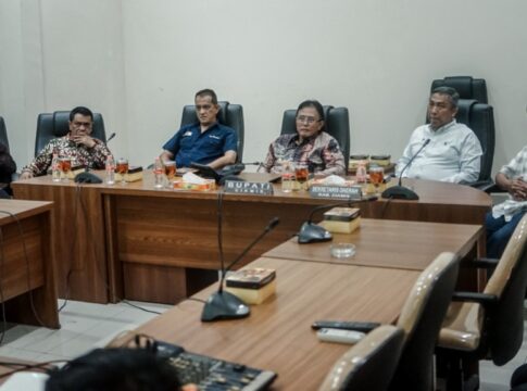 Ketpot: Bupati Ciamis saat vidcon penghargaan Kabupaten Layak Anak