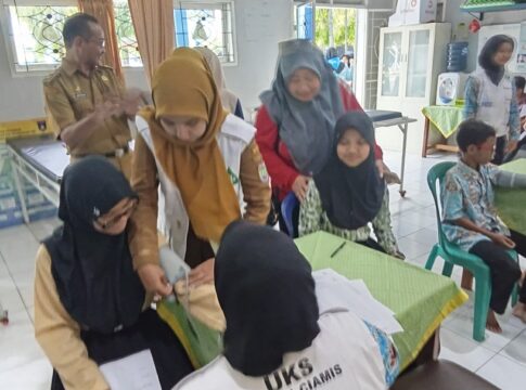 Ketpot: Pelaksanaan cek kesehatan gratis di SMPN 1 Ciamis