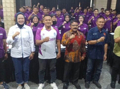 Ketpot: Foto Bersama kegiatan Bimtek Pelatih Muda Futsal di Ciamis