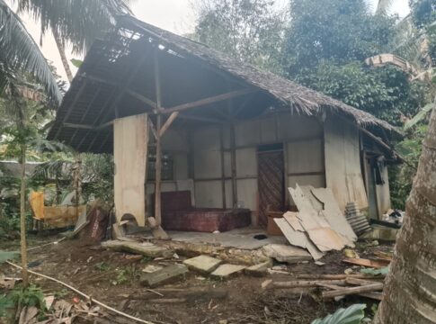 Poto: Kondisi rumah Masudin Usai Ditiup Angin dan Hujan