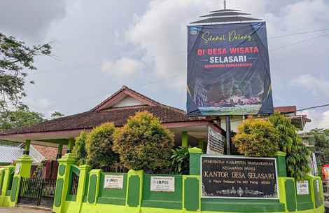 Poto: Kantor Desa Selasari Pangandaran