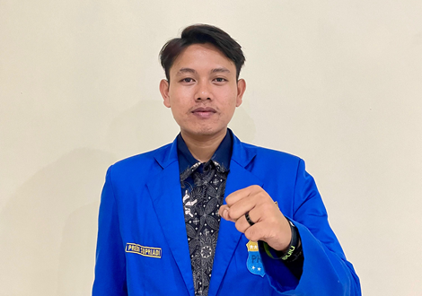 Poto: Ketua PMII STITNU Alfarabi Pangandaran, Away.