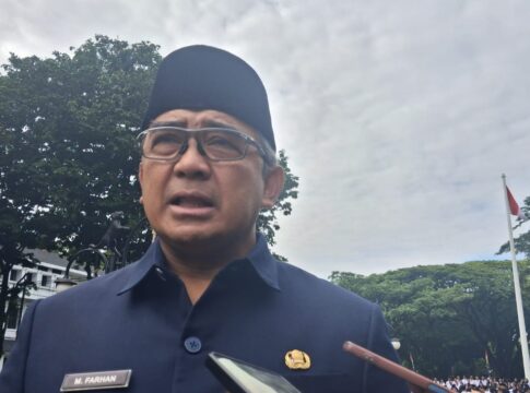 Wali Kota Bandung Muhammad Farhan di Balai Kota Jalan Wastukencana Kota Bandung Selasa (9/9/2025)