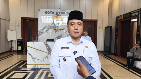 Wakil Wali Kota Bandung Erwin di Balai Kota Jalan Wastukencana Kota Bandung Rabu (10/9/2025)