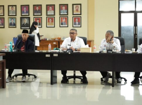 Ketpot: Sekda Kabupaten Ciamis Andang Firman saat membahas sistim pertanian organik