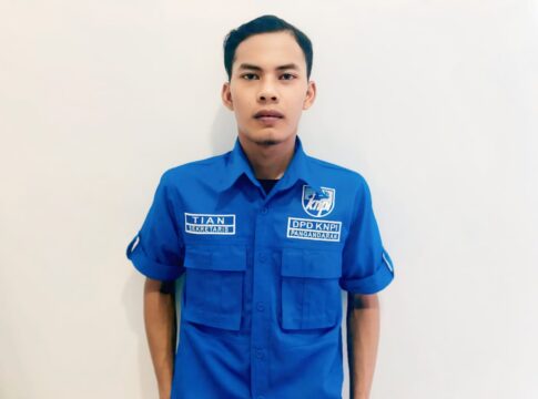 Poto: Sekertaris DPRD KNPI Pangandaran, Tian Kadarisman