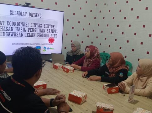 Foto: Dinas Kesehatan Kabupaten Pangandaran rapat koordinasi lintas sektor/istimewa.