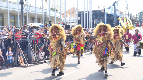 Parade Budaya di Asia Afrika Festival 2025