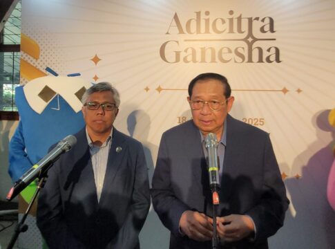 Presiden RI ke 6 Susilo Bambang Yudhoyono (SBY) dalam pembukaan kegiatan Adicita Ganesha ITB