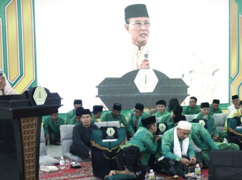 Ketpot: Bupati Ciamis Herdiat Sunarya saat menghadiri pelantikan pengurus Hamida