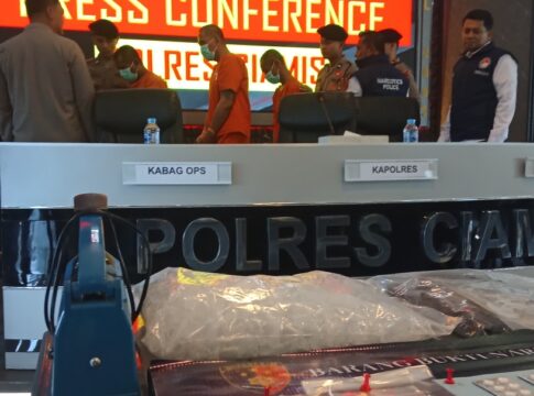 Ketpot: Polres Ciamis saat ekpos kasus narkoba Ketpot: Polres Ciamis saat ekpos kasus narkoba