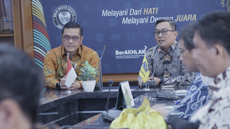 Inspektur Investigasi Kementerian Perindustrian RI Brigadir Jenderal Polisi Diki Budiman dalam kegiatan Sosialisasi Tugas dan Fungsi Inspektorat Investigasi dalam Rangka Pencegahan Fraud dan Penyimpangan di Lingkungan Kementerian Perindustrian