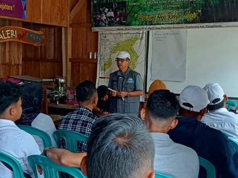 Poto: Suasana pelatihan anggota Kelompok Tani Hutan Rimba Nusantara
