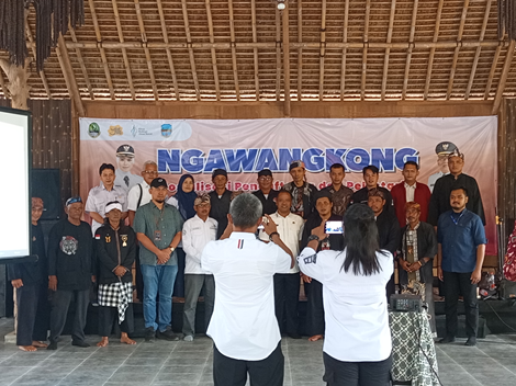 Poto: Suasa usai kegiatan Ngawangkong Sosialisasi Pendaftaran dan Pelestarian Warisan Budaya Takbenda (WBTb).