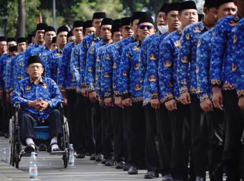 6.596 Pegawai P3K Paruh Waktu Kabupaten Garut Resmi Dilantik di Lapangan Otto Iskandar Dinata (Alun-Alun Garut)