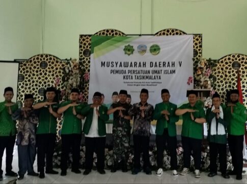 Caption foto: Pemuda PUI Kota Tasikmalaya menggelar Musda ke V di Aula Manaarotul Ummah Sindangwargi Kawalu Kota Tasikmalaya.