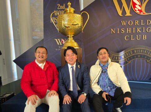 Hartono Soekwanto, Kentaro Sakai. President WNC. Owner Sakai Fish Farm dan Irfan Hakim