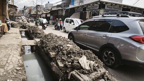 Proyek Galian di Cigondewah Kidul Kecamatan Bandung Kulon Kota Bandung